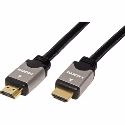 ROLINE 11.04.5856 câble HDMI 1,5 m HDMI Type A (Standard) Noir, Argent