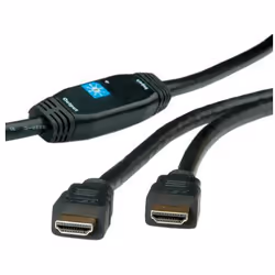 ROLINE Câble HDMI, M - M, avec Repeater, 30m, 30 m, HDMI Type A (Standard), HDMI Type A (Standard), Noir