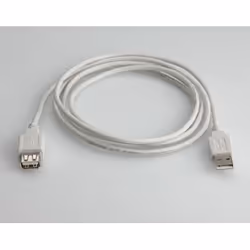 Value Câble USB 2.0 Type A-A, M/F 3.0m, 3 m, USB A, USB A, Mâle/Femelle, 480 Mbit/s, Blanc
