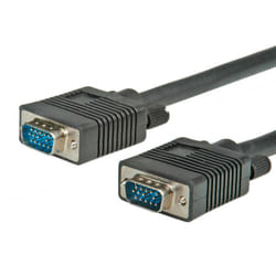 Value 11.99.5252 câble VGA 2 m VGA (D-Sub) Noir