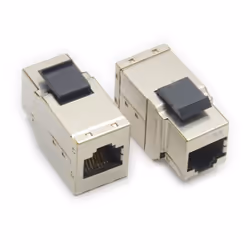 ROLINE Coupleur Keystone RJ-45 blindé, Cat. 6A, Argent, Métal