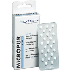 Comprimés antibactériens Katadyn Micropur Classic MC 1T - Purificateur deau - 100 comprimés