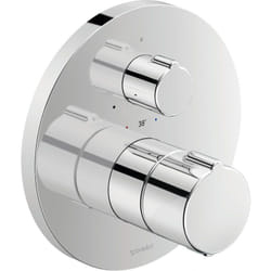 Duravit - C.1 Thermostat de douche encastré, rosette carrée, 1