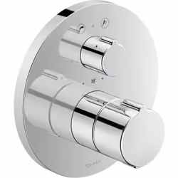 Duravit C.1 thermostat de baignoire Type de raccordement : Corps de base Cartouche thermostatique blocage de sécurité à 38°C  ...
