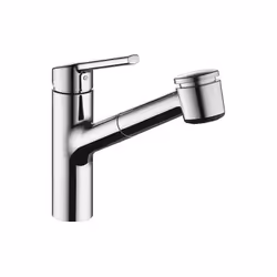 Matériau : laiton Surface : chromée Commande : mitigeur monocommande Bec orientable: 130° Hauteur : 220 mm Hauteur d´écouleme ...