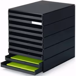 Styro styroval pro, Polystyrène, Noir, A4, 10 tiroir(s), 243 mm, 2 cm
