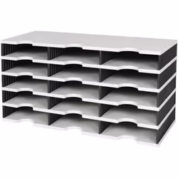 construction robuste en polystyrène, avec fonds gris et parties latérales noires, étiquettes d'inscription incluses livraison ...