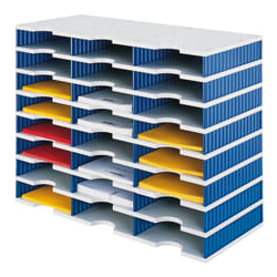 Styro styrodoc trio Boîte à archives Polystyrol Bleu, Gris