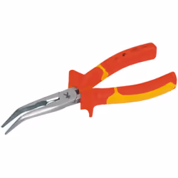 Caractéristiques :Pince à bec plat de sécurité (pince téléphonique) 1 V, anglée à 45° Caractéristiques techniques: Ligne de p ...