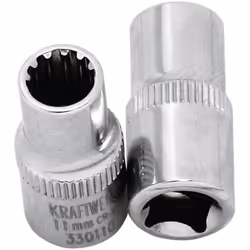 Caractéristiques :Douille combinée 1/2'' 11mm Caractéristiques techniques: Ligne de produit: PRO LINECouleur: Chromé brillant ...