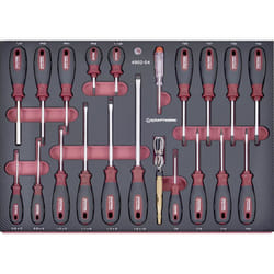 KRAFTWERK 4902-04 Caisse à outils pour mécanicien 21 outils