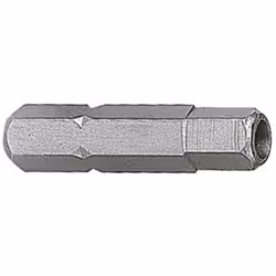 Caractéristiques :Embout pour vis à six pans creuxAvec perçage à la pointe, pour vis avec et sans goupille de sécurité Caract ...