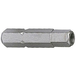 Embout hexagonal intérieur 1/4' 25mm 5mm avec perçage, 5 pièces 5 pièces - Kraftwerk