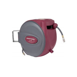 KRAFTWERK 31041 enrouleur de tuyau d'arrosoir de jardin Bobine multi-positions Automatique Gris, Rouge