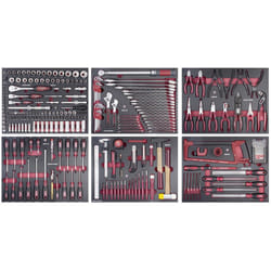 KRAFTWERK 105.515.000 Caisse à outils pour mécanicien 280 outils