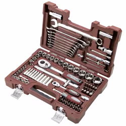 KRAFTWERK 204.203.601, Ensemble de douilles, 1/4", Chine