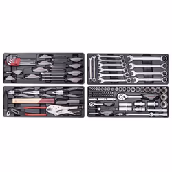 KRAFTWERK 206.100.000 Caisse à outils pour mécanicien 100 outils