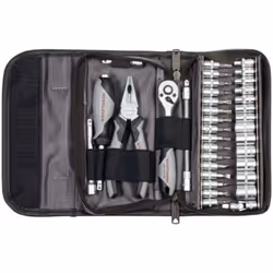 Caractéristiques :Sac à outils Kraftwerk 208.103.000Sac avec fermeture éclair en polyester durableJeu de clés à douille de 1/ ...