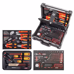 KRAFTWERK 3944.3, Noir, 397 mm, 270 mm, 134 mm, 6,5 kg, 123 outils