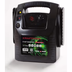 KRAFTWERK Hybrid-Start-Booster 12V, 20 Ah, 12 V, Voiture, Noir
