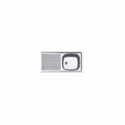 Evier et Kitchenette Franke. Évier inox à encastrer 1 cuve 1 égouttoir 860x435 mm, ESX611 86 référence 879601. - Pour Cuisine ...