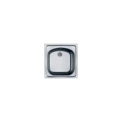 Franke - vier inox une cuve carrée 455x435 mm, ETX610