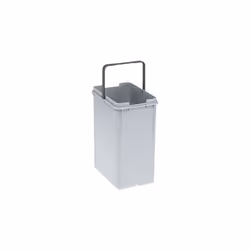 Franke Waste bin, 8 L, Rectangulaire, Plastique, Gris, 220 mm, 160 mm