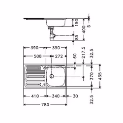 Franke CIX611 Acier inoxydable