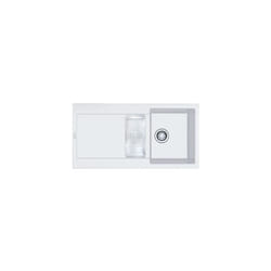 Franke - vier maris fraganit mrg 651 - Blanc Artic (Sous-meuble 60 cm) 970 x 500 mm - réversible