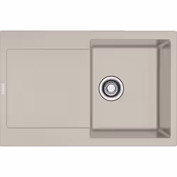 Franke Maris MRG 611-78, Evier à poser, Rectangulaire, Fragranite, Crème, 1 bols, Rectangulaire