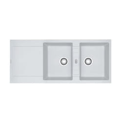 Vier maris fraganit mrg 621 - Blanc Artic (Sous-meuble 90 cm) 1160 x 500 mm - Réversible Franke