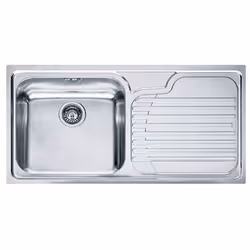 Franke GAX 611, Acier inoxydable, 1 bols, 450 x 400 mm, 19 cm, 1000 mm, 500 mm