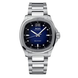 MIDO Multifort TV Big Date Montre bracelet Mâle Quartz automatique (cinétique) Acier inoxydable