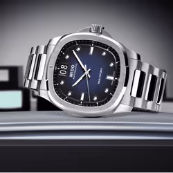 MIDO Multifort TV Big Date Montre bracelet Mâle Quartz automatique (cinétique) Acier inoxydable - Vue supplémentaire 5
