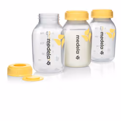 Medela 800.0796, 150 ml, Transparent, Jaune, 3 pièce(s)