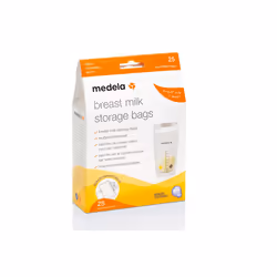 Medela 008.0403, Sacs de stockage d'allaitement, Rectangle, 180 ml, Multicolore, 25 pièce(s)