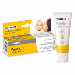 Medela Purelan Lanolin Cream, Crème, Femmes, Rafraîchissant, Relaxation, Peau sensible, 37 g, 1 pièce(s)