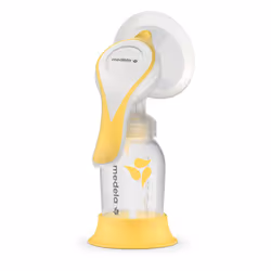 Medela Harmony Flex, 150 ml, Manuel, Blanc, Jaune