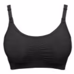 Le soutien-gorge 3 en 1 Medela Nursing & Pumping Bra Black offre un soutien moyen à élevé pour maintenir les biberons et ...