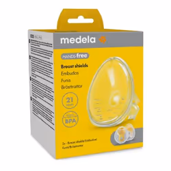 Medela 101045055 accessoire de tire-lait Téterelle Plastique Transparent L 2 pièce(s)