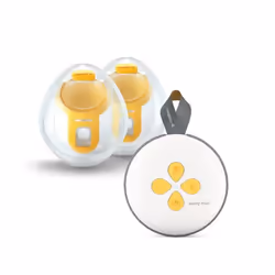 Swing Maxi™ - Tire-lait Électrique Double Hands-free - Compact Mains Libres Léger Ultra-Confortable Connecté à l'Appli Medela