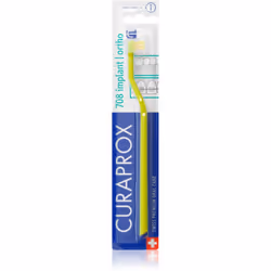 La brosse à dents single Curaprox Implant Ortho CS 708 permet un brossage minutieux de chacune de vos dents. C’est un excelle ...
