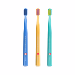 Curaprox 73327582, Ensemble de brosses à dents, Adulte, Multicolore, Doux, 3 pièce(s)