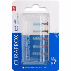 La brossette interdentaire de rechange Curaprox CPS 405 Perio remplace votre ancienne brossette et garantit un soin parfait d ...