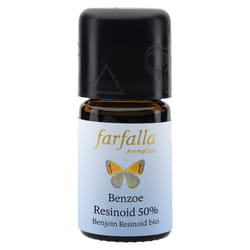 Farfalla Benjoin Resinoid 50 % bio plantes sauvages, huile essentielle
