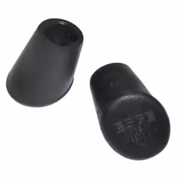Embout de béquille en plastique Pletscher Esge - noir - Homme - Adulte