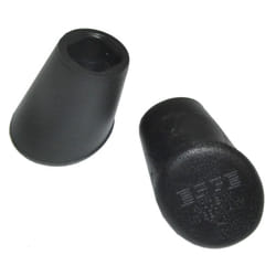 Embout de béquille en plastique Pletscher Esge - noir - Homme - Adulte