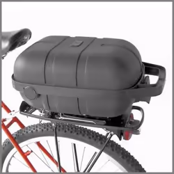 Pletscher 51656.00 / ZG02-500 sacoche et panier pour bicyclette Arrière Porte bagage de velo 12 L Plastique Noir