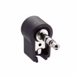 Lumberg LUM-WKLS40, 3.5mm, Noir, Argent, PVC, Nickel, 24 mm, 12 mm