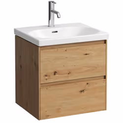 LAUFEN LANI pour Lua 1 x meuble sous-lavabo largeur : 535mm, profondeur : 450mm, hauteur : 515mm 2 tiroirs avec poignées inté ...
